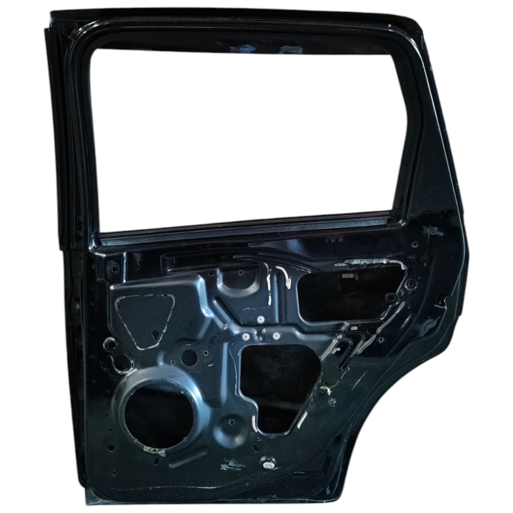 Porta Traseira Direita Ford Fiesta Hatch 2003 2004 2005 2006 Traseira Direito Preto 4