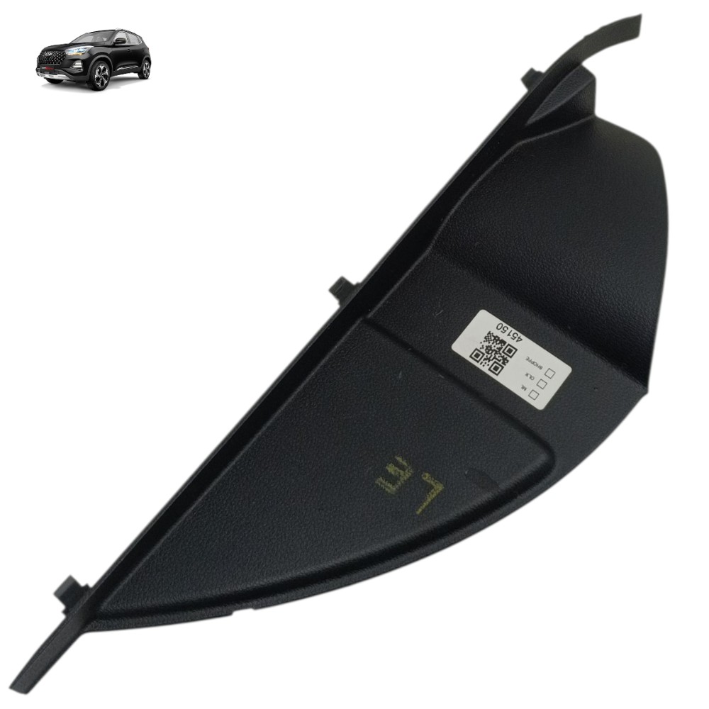 Acabamento Esquerdo Lateral Capa Painel Chery Tiggo 5x 2025 Preto Moldado 1