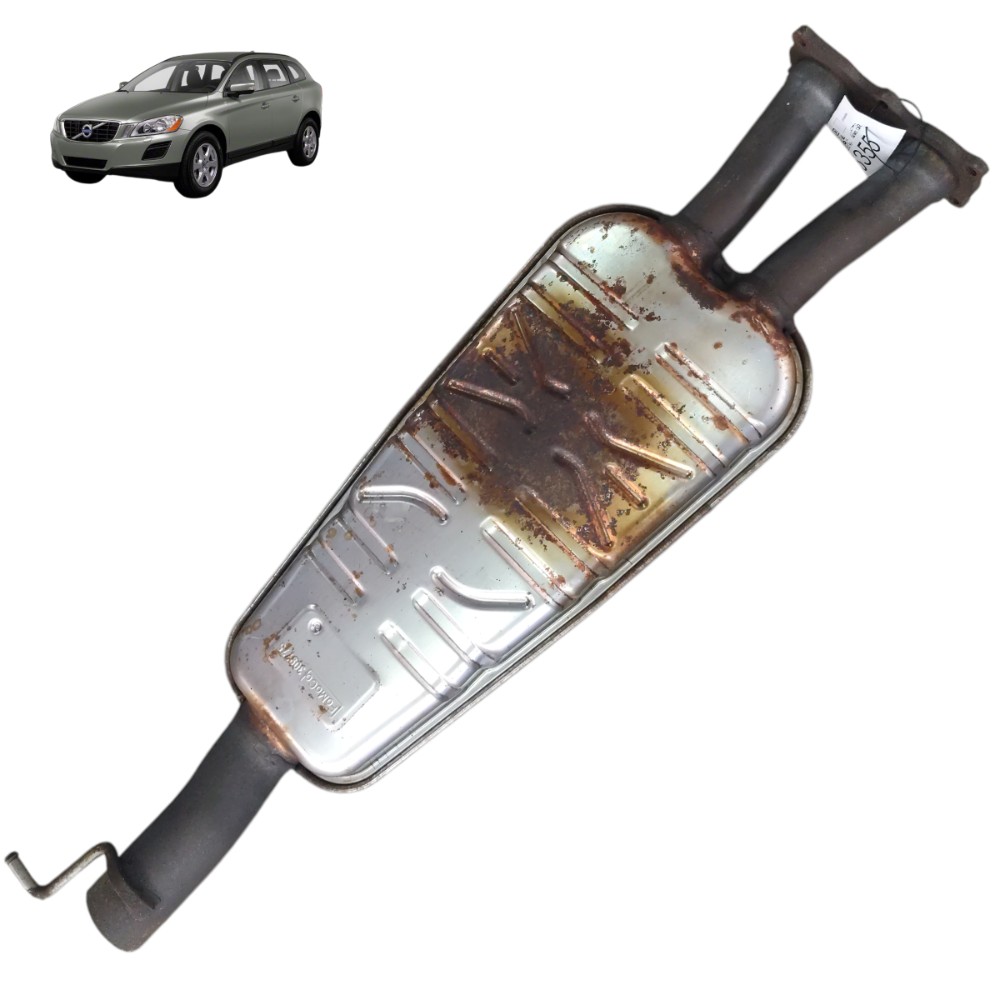 Escapamento silencioso volvo xc60 2009 2010 2011 2012 1