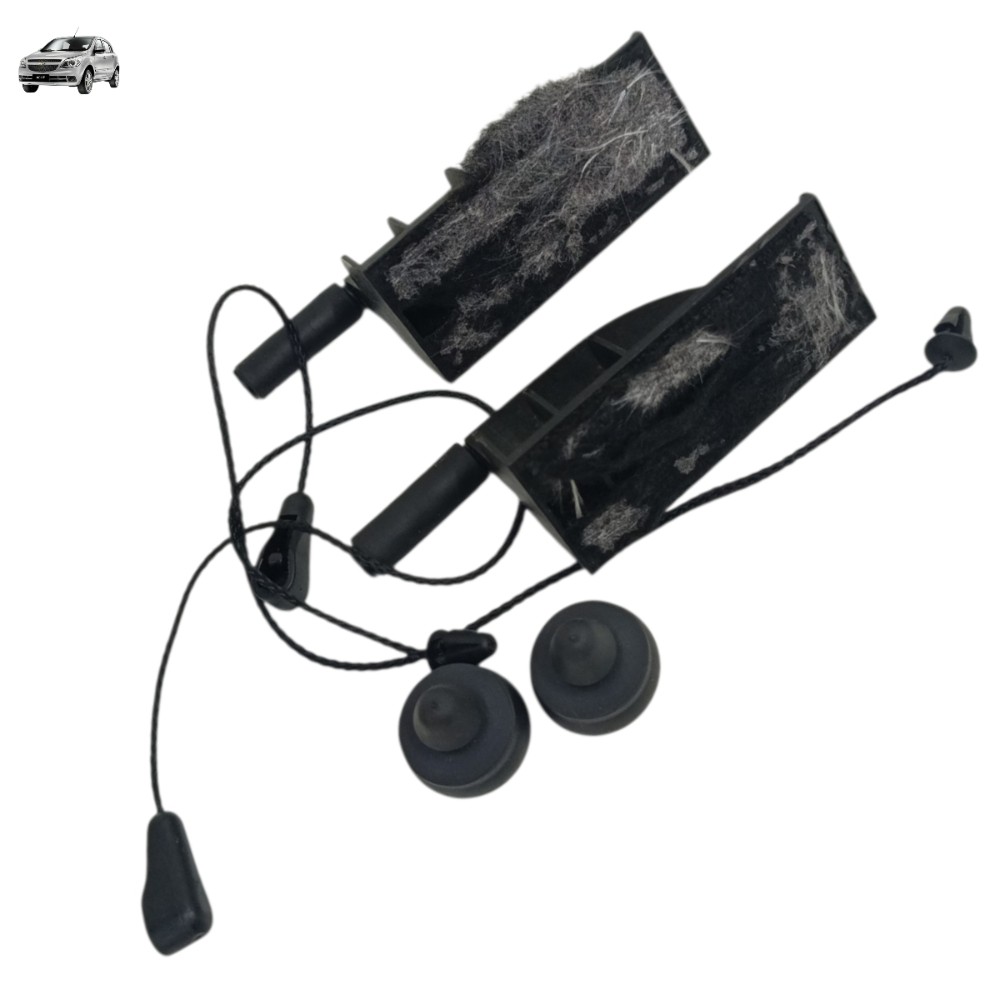 Kit Suporte Presilha Cordão Tampão Bagagito Gm Agile 2012
