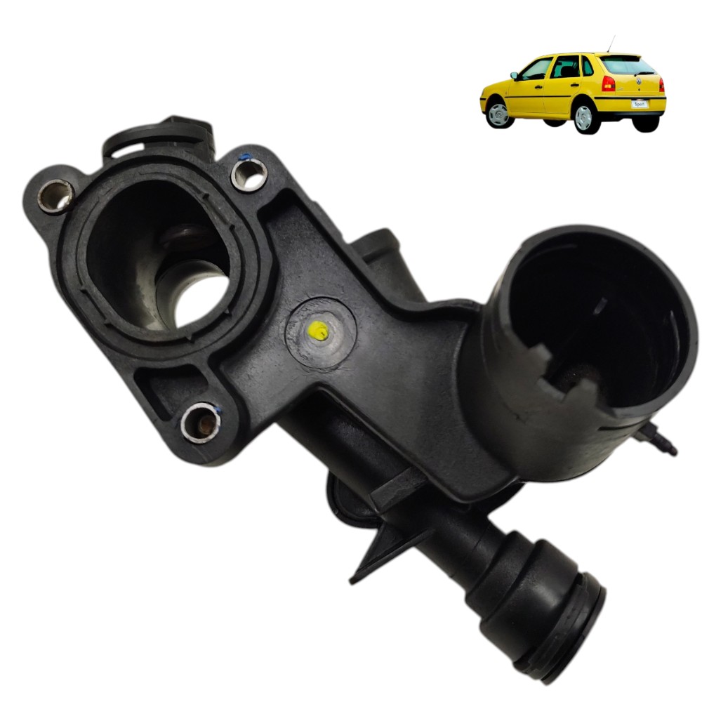 Carcaça válvula termostática VW Gol G2 G3 1.0 16v 2000 2001 1
