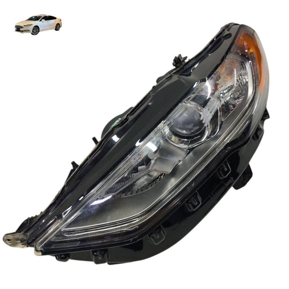 Farol Esquerdo Ford Fusion 2018 2017 2016 Com Detalhe Esquerdo/motorista 1