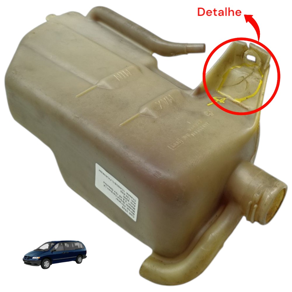 Reservatório Água Radiador Chrysler Grand Caravan 3.8 2000 1