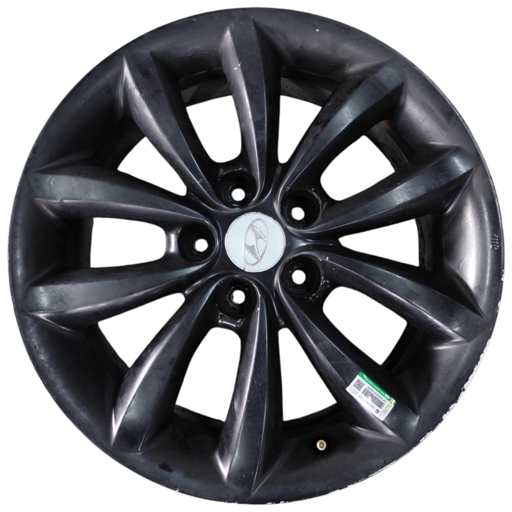Jogo Roda Aro 17 5×114,3 Hyundai Azera Tucson Ix35 Santa Fé Preto 3