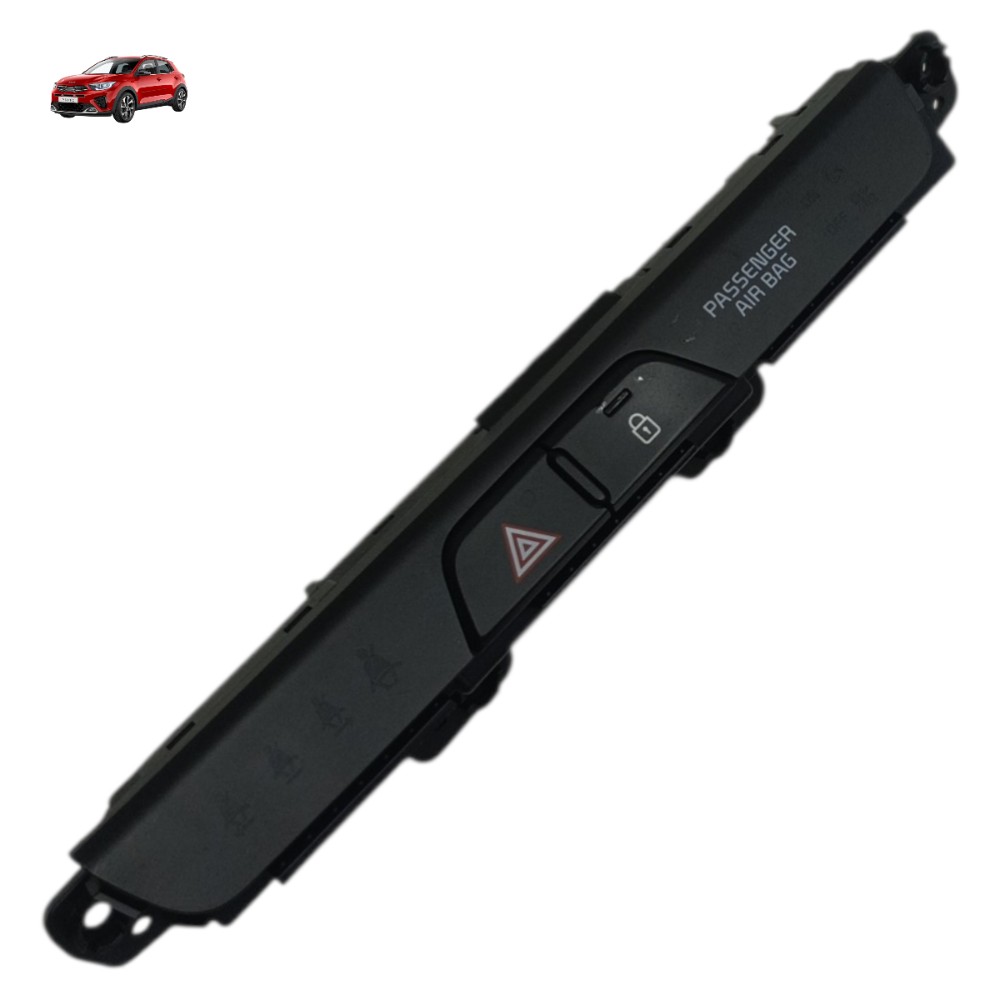 Botão Pisca Alerta Trava Portas Kia Stonic 2022 2023 2025 Preto 1