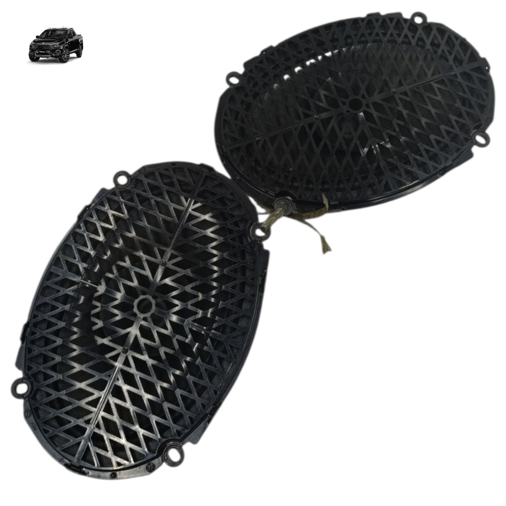 Par Alto Falante Porta Fiat Toro 2021 2020 2019 2018 2017 16 Preto 1