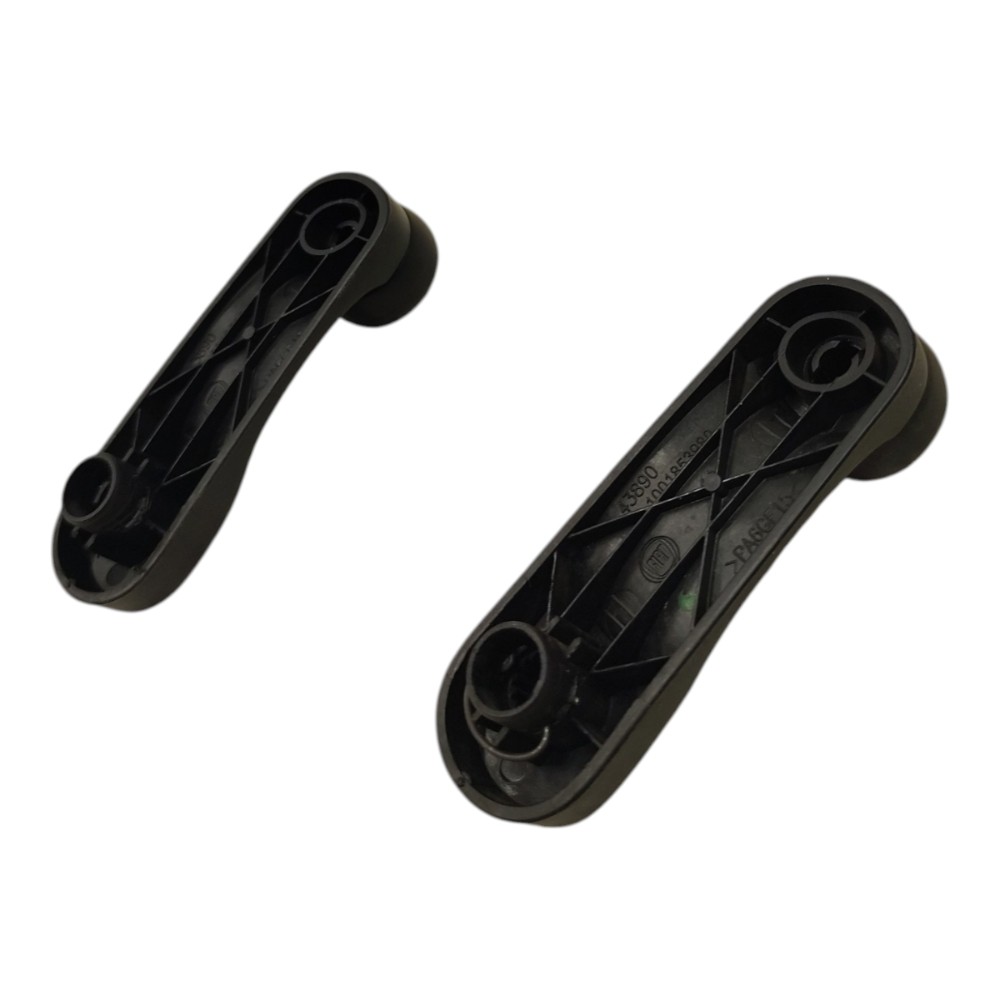 Par Manivela Vidro Porta Fiat Uno Sporting 2011 2012 2013 14 Preto 4