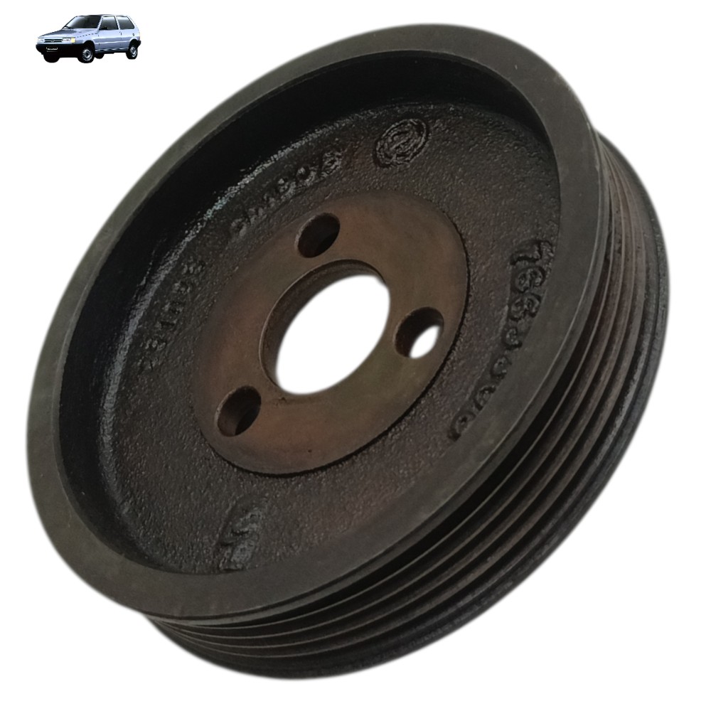 Polia bomba água Fiat Uno Palio 1.0 fiasa 1995 1996 1997 98 1