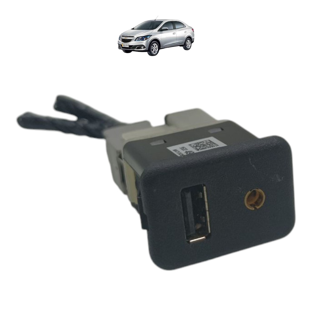 Entrada Usb Auxiliar Painel Gm Prisma Onix 2013 2014 2015 16 1
