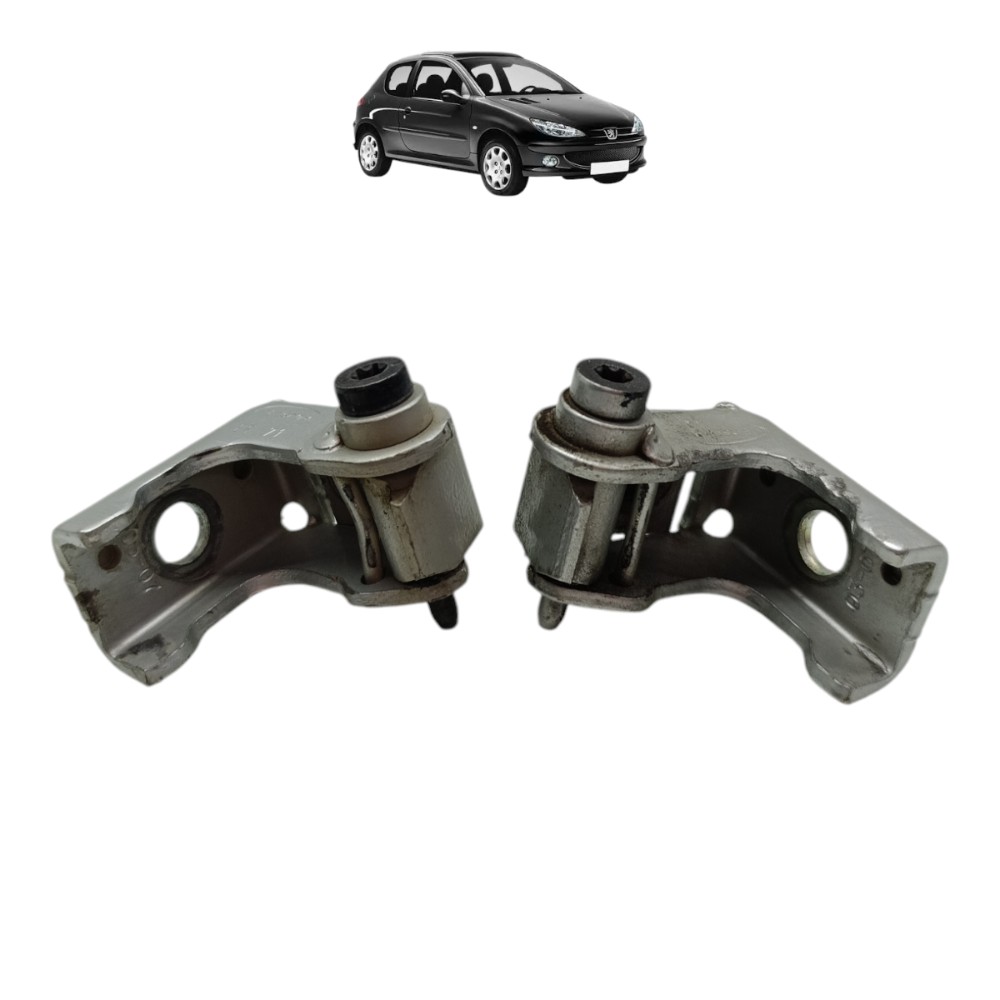 Par Dobradiça Porta Traseira Esquerda Peugeot 206 207 2007 1