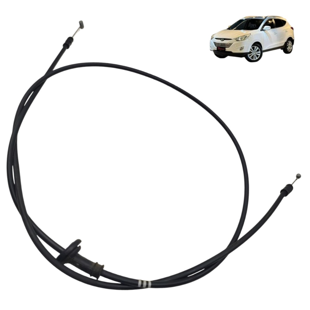 Cabo alavanca fechadura capô Hyundai ix35 2015 2016 2017 1