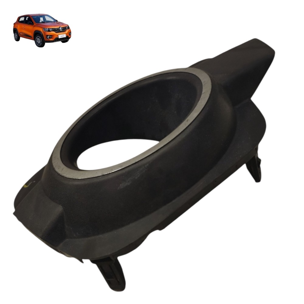 Grade moldura farol milha esquerdo Renault kwid 2017 2018