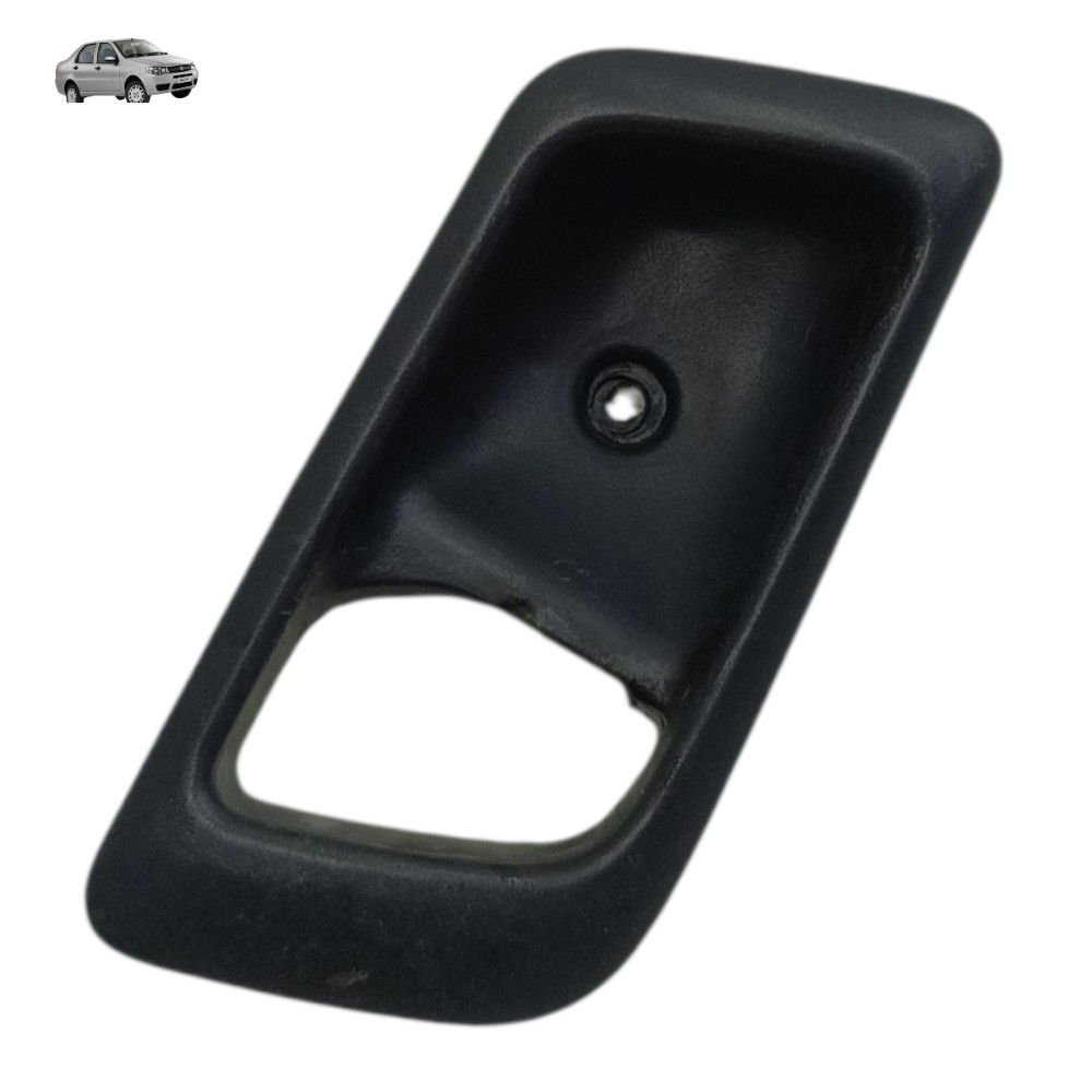 Moldura Maçaneta Esquerdo Interna Fiat Siena 2010 2011 Preto Dianteira/traseira 1