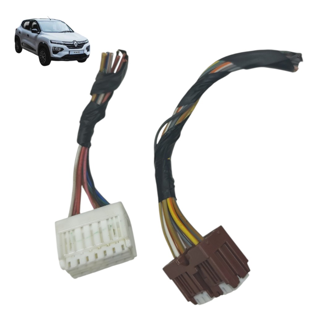 Par plug conector chave seta limpador Renault kwid 2019 2020 1