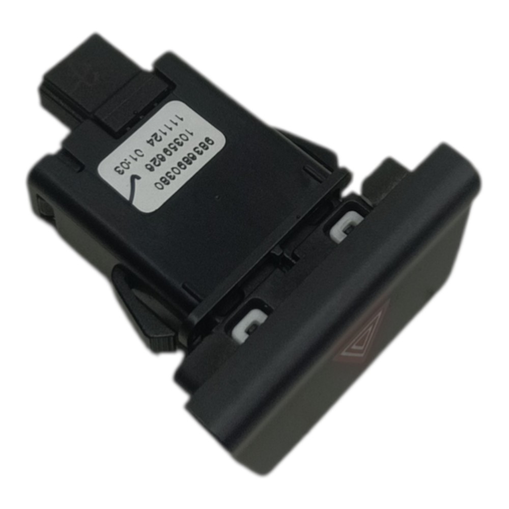 Botão Pisca Alerta Painel Citroen Basalt 2025 2024 Preto 2