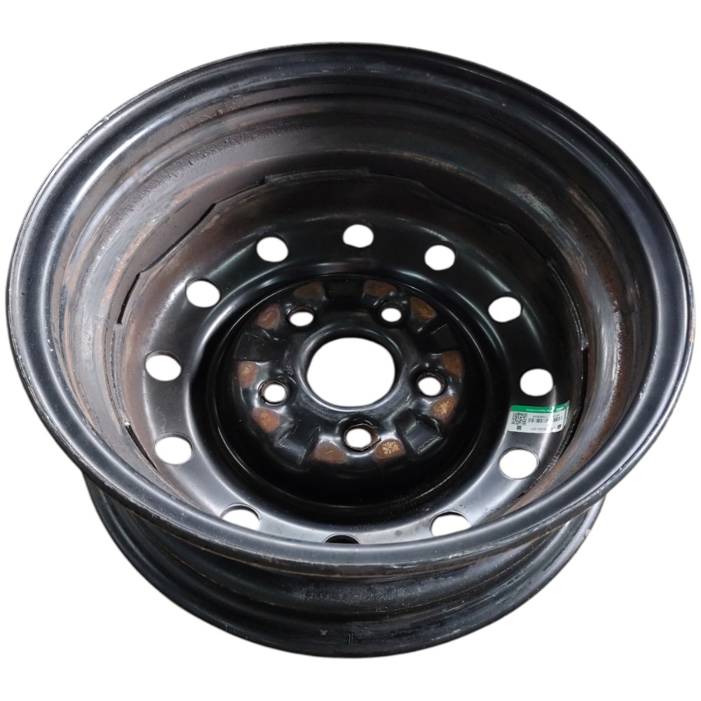 Roda Ferro Aro 14 Original Effa V21 V22 V25 2022 2023 2024 Cinza 4