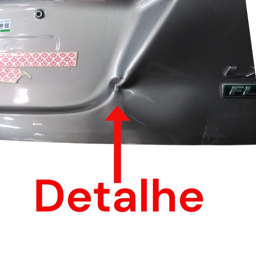Tampa Traseira Honda Civic G8 2007 2008 2009 2010 11 Detalhe Prata 5