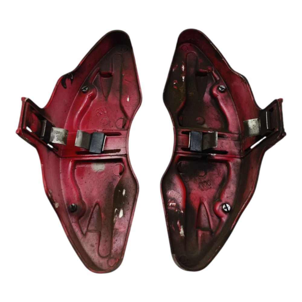 Moldura Dub Pinca Dianteira Ford Focus 2009 2010 2011 2012 Vermelho 4