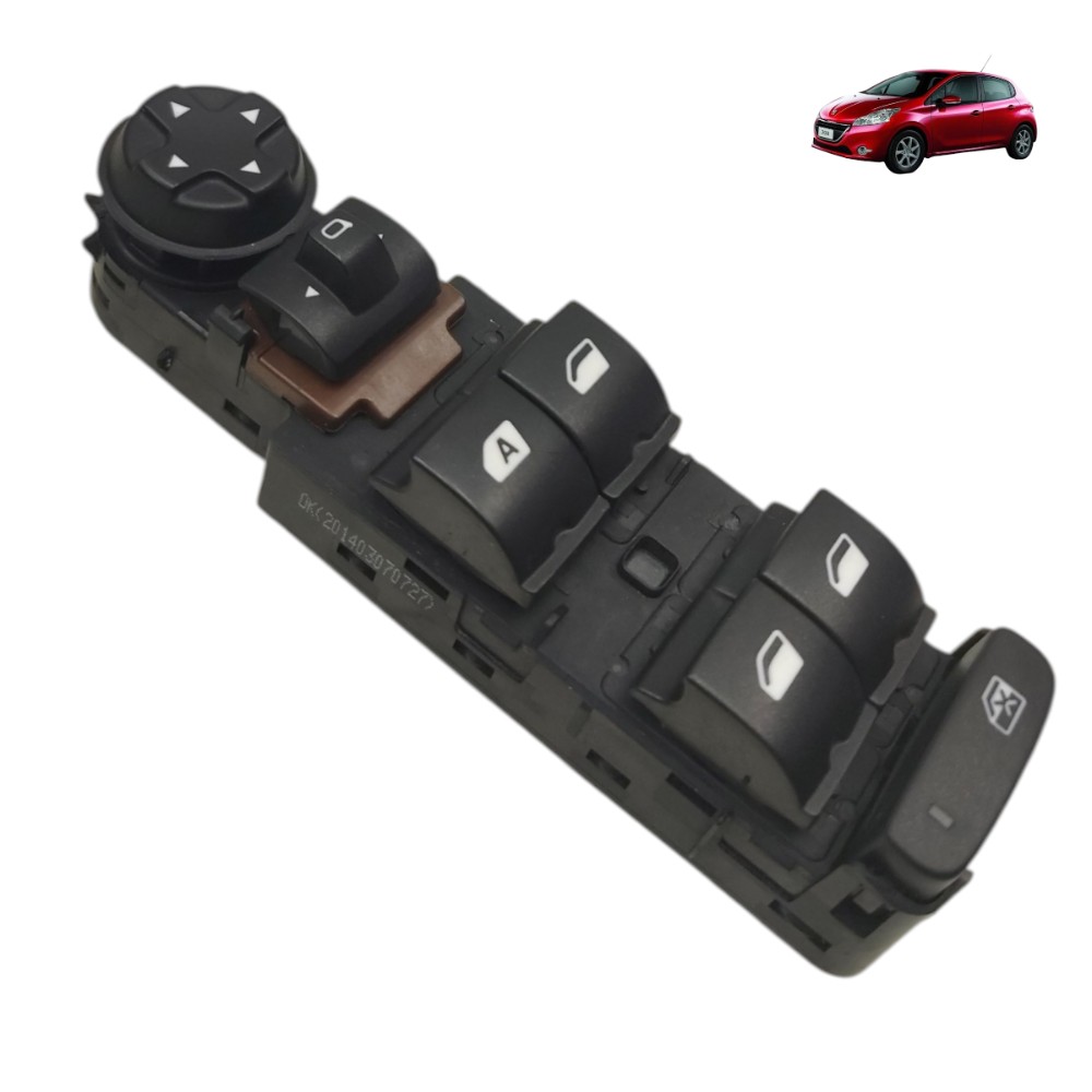 Comando Vidro Dianteiro Esquerdo Peugeot 208 2014 2015 2016 1