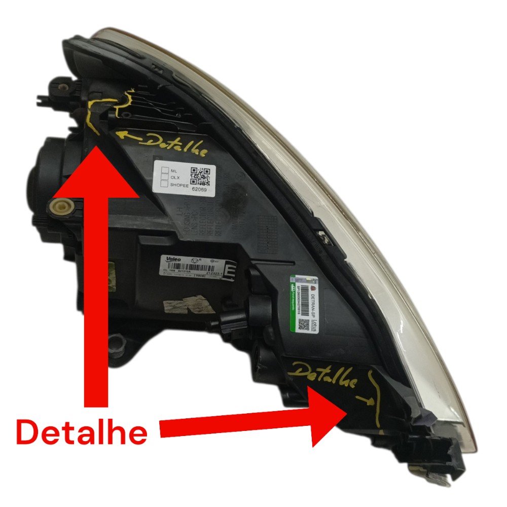 Farol Esquerdo Vw Up 2014 2015 2016 Com Detalhe Direito/passageiro 5