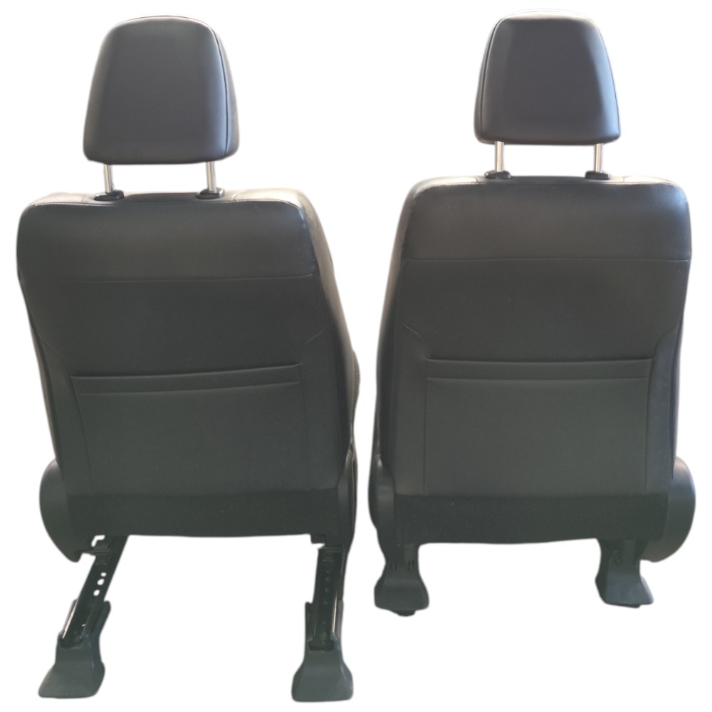 Par Banco Couro Dianteiro Toyota Rav4 2013 2014 2015 Detalhe Preto 5