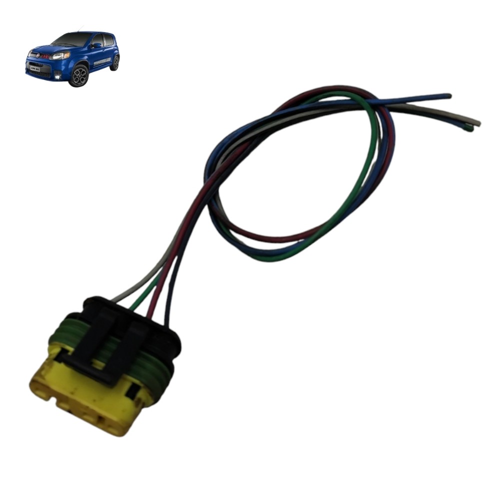 Plug Conector Sonda Lambda Pós Catalisador Fiat Uno 2011 1