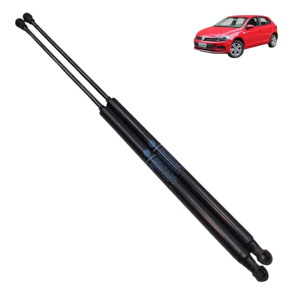 Amortecedor tampa traseira VW Polo 2018 2019 2020 2021 2022 1