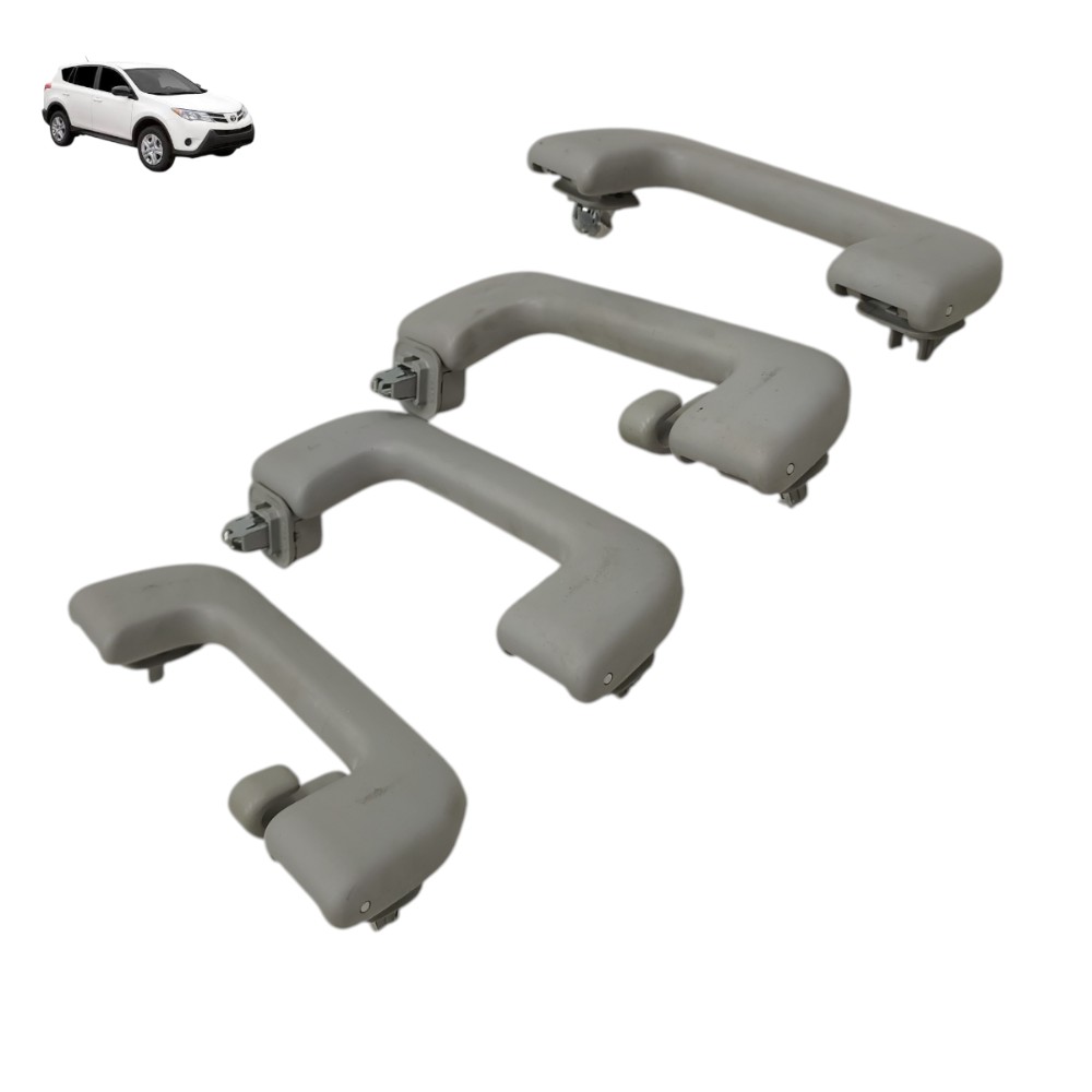 Jogo Alça Teto Pqp Apoio Mão Toyota Rav4 2014 2015 Cinza 1