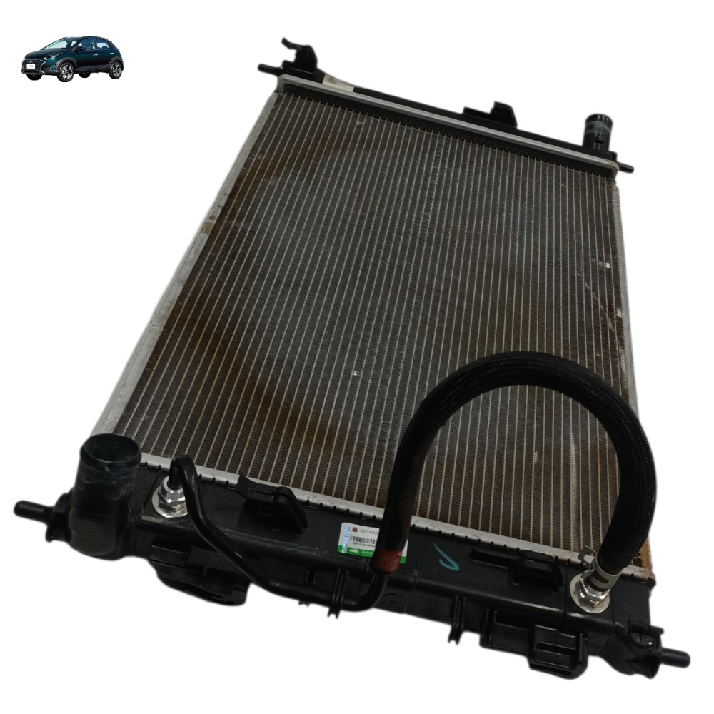 Radiador água motor Hyundai hb20x 1.6 automático 2020 2021 4