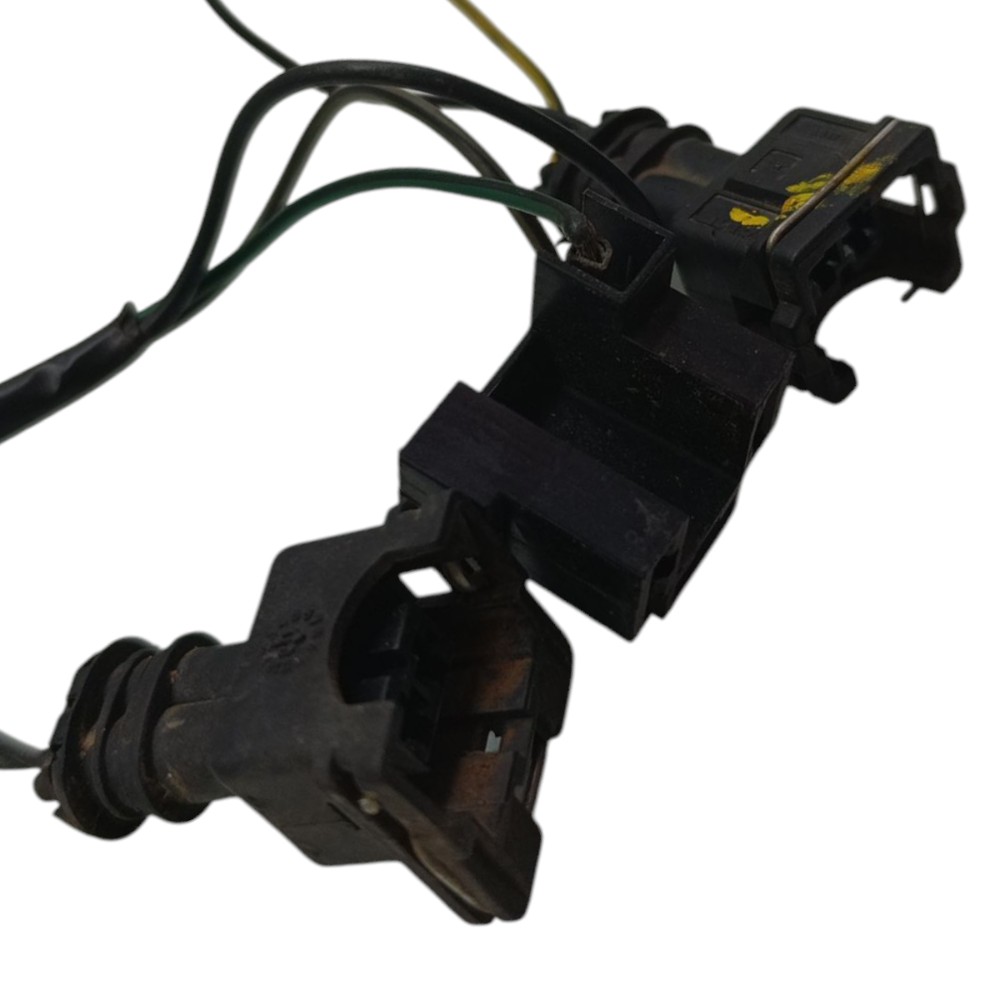Jogo Plug Conector Farol Fiat Uno Mille 2007 2008 2009 2010 4