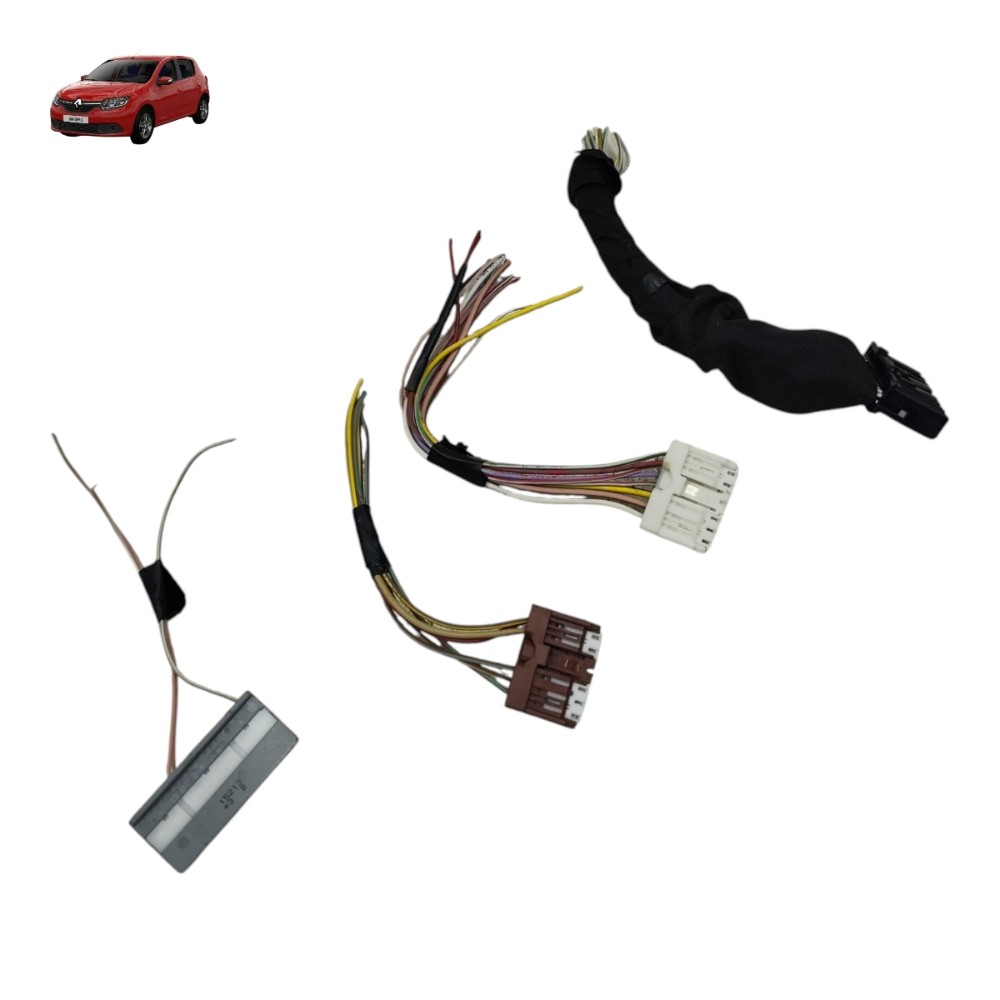 Jogo Plug Conector Modulo Bcm Renault Sandero 2016 2017 2018 1
