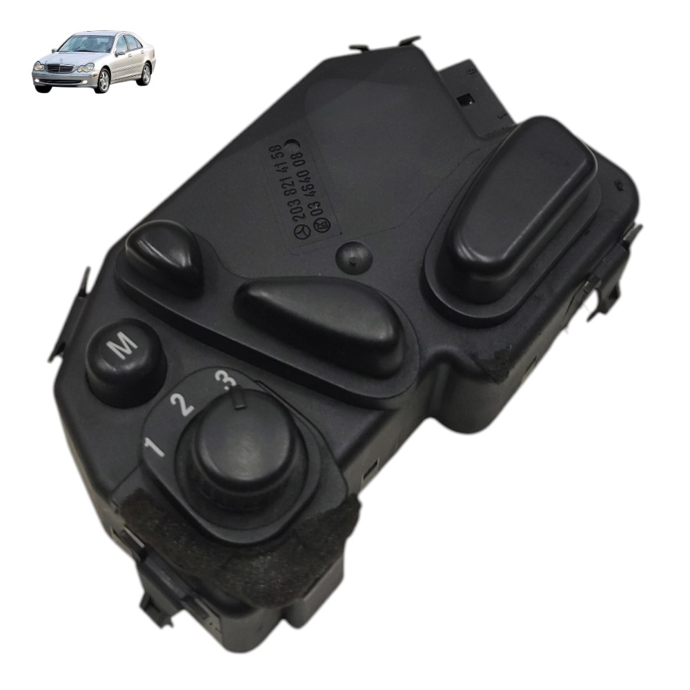 Botão regulagem banco esquerdo Mercedes c230k 2003 2004 2005 2006