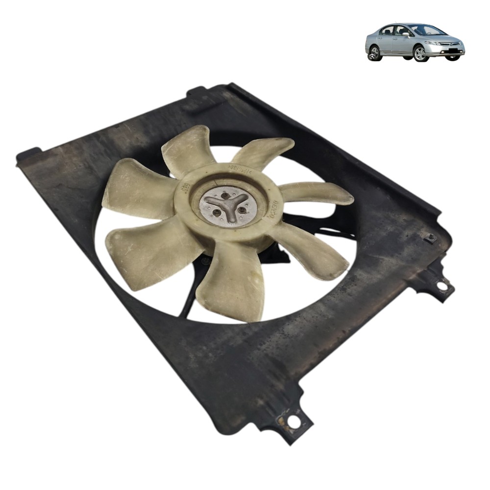 Motor Ventoinha Radiador 7 Pás Honda Civic G8 1.8 2007 2008 1
