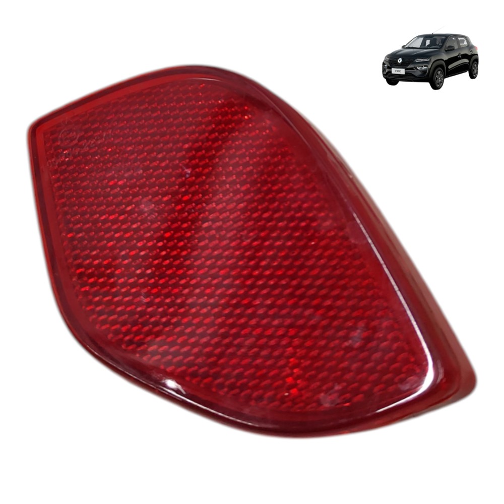Defletor Direito Parachoque Traseiro Renault Kwid 2022 2023 Vermelho 1