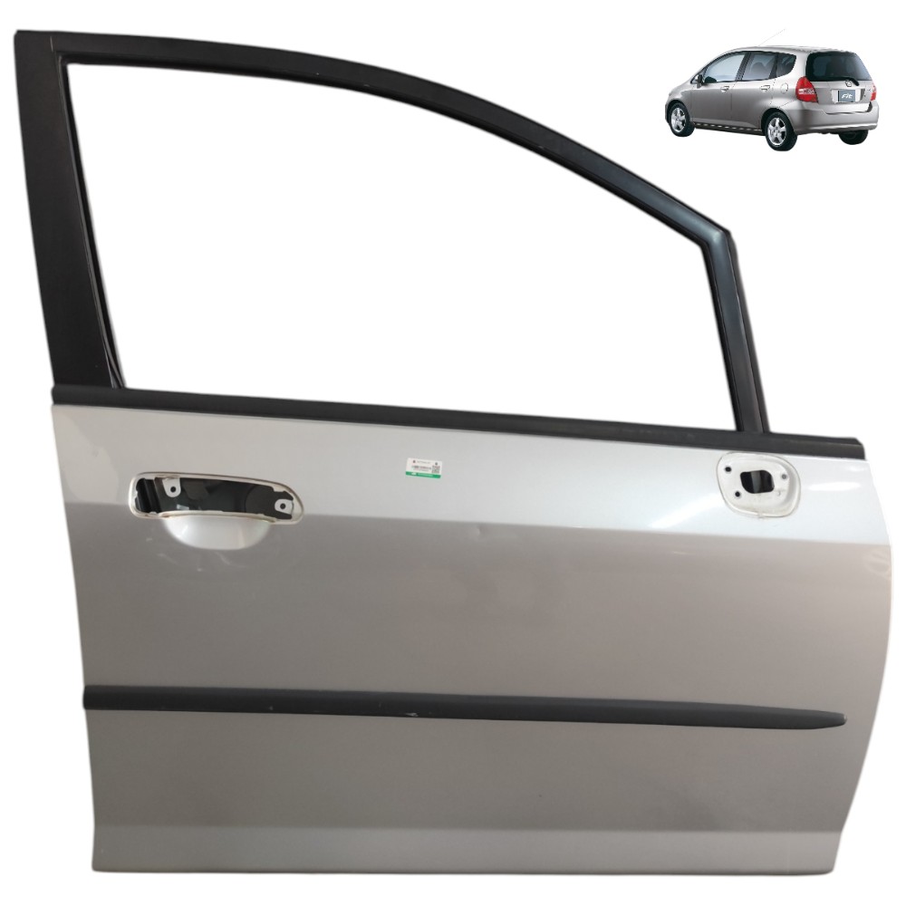 Porta Dianteira Direita Honda Fit 2003 2004 2005 2006 2007 Dianteira Direito Prata 1