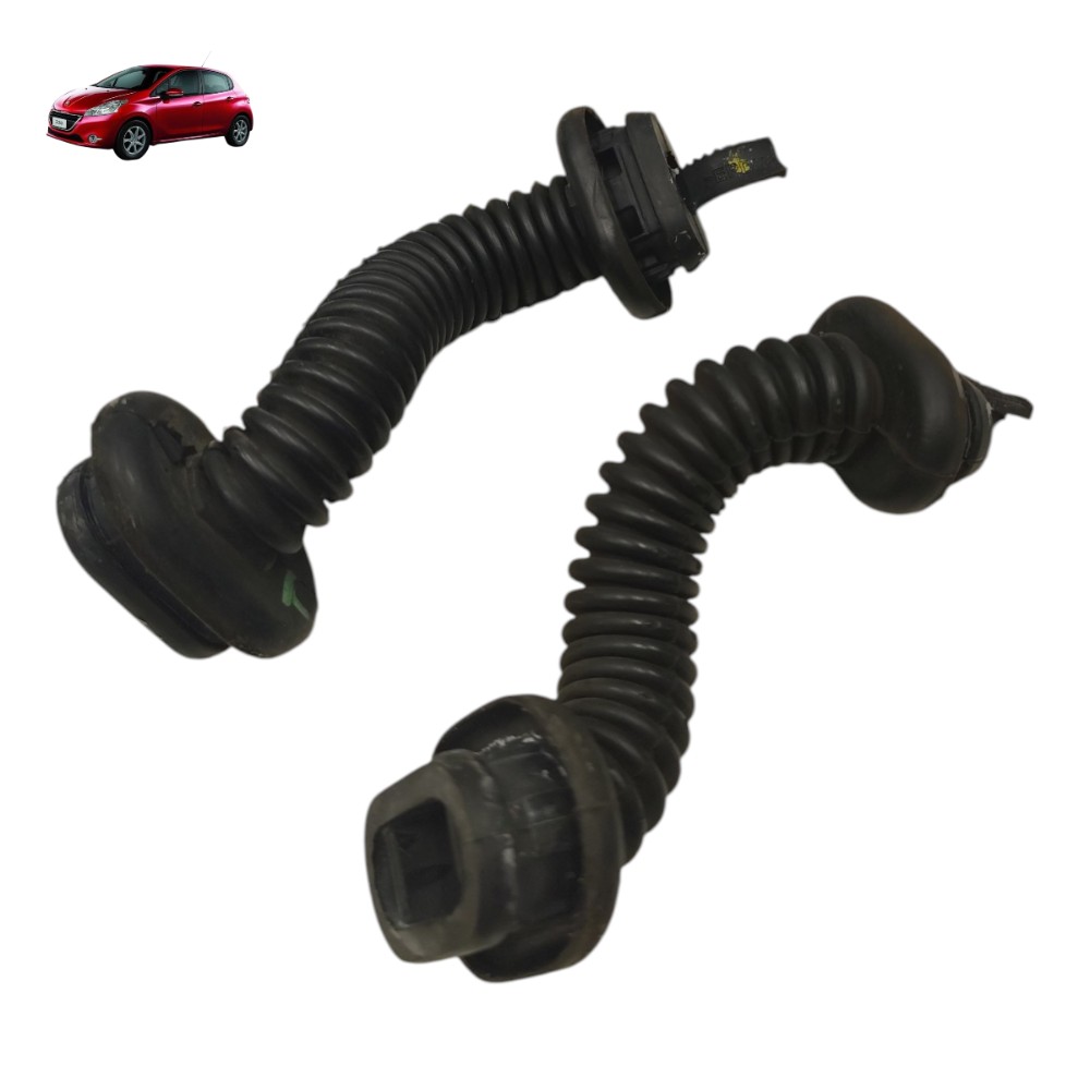 Par Coifa Chicote Tampa Traseira Peugeot 208 2014 2015 2016 1
