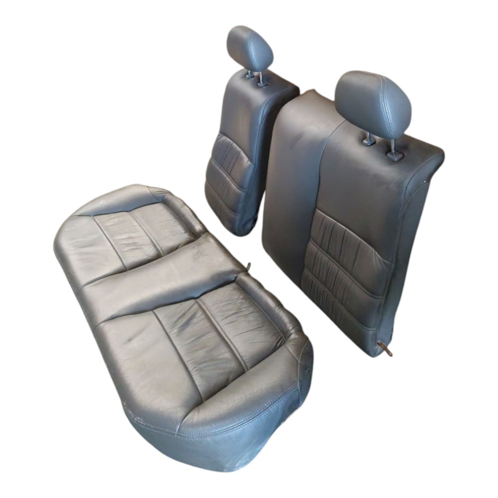 Jogo Banco Couro Honda Civic G7 2001 2002 2003 2004 2005 Cinza 9
