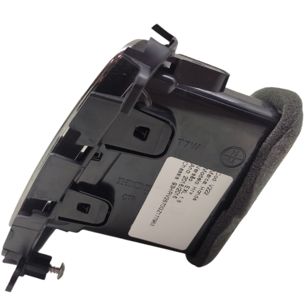 Difusor Ar Central Esquerdo Painel Honda Hrv 2016 2017 2018 2