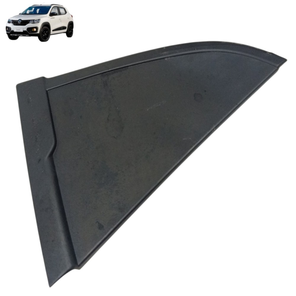 Acabamento Externo Porta Traseira Direita Renault Kwid 2020 Preto