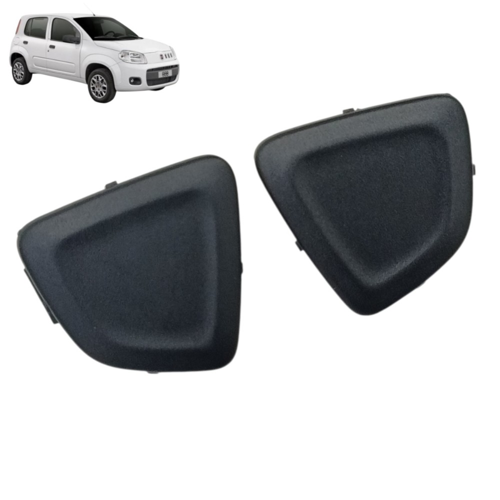 Par botão cego moldura ar condicionado fiat uno Vivace 2014