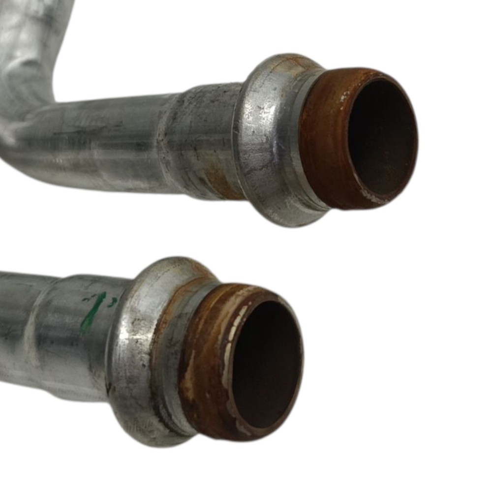 Par Cano Radiador Caixa Ar Interna Fiat Toro 1.8 2019 2020 Prateado 3