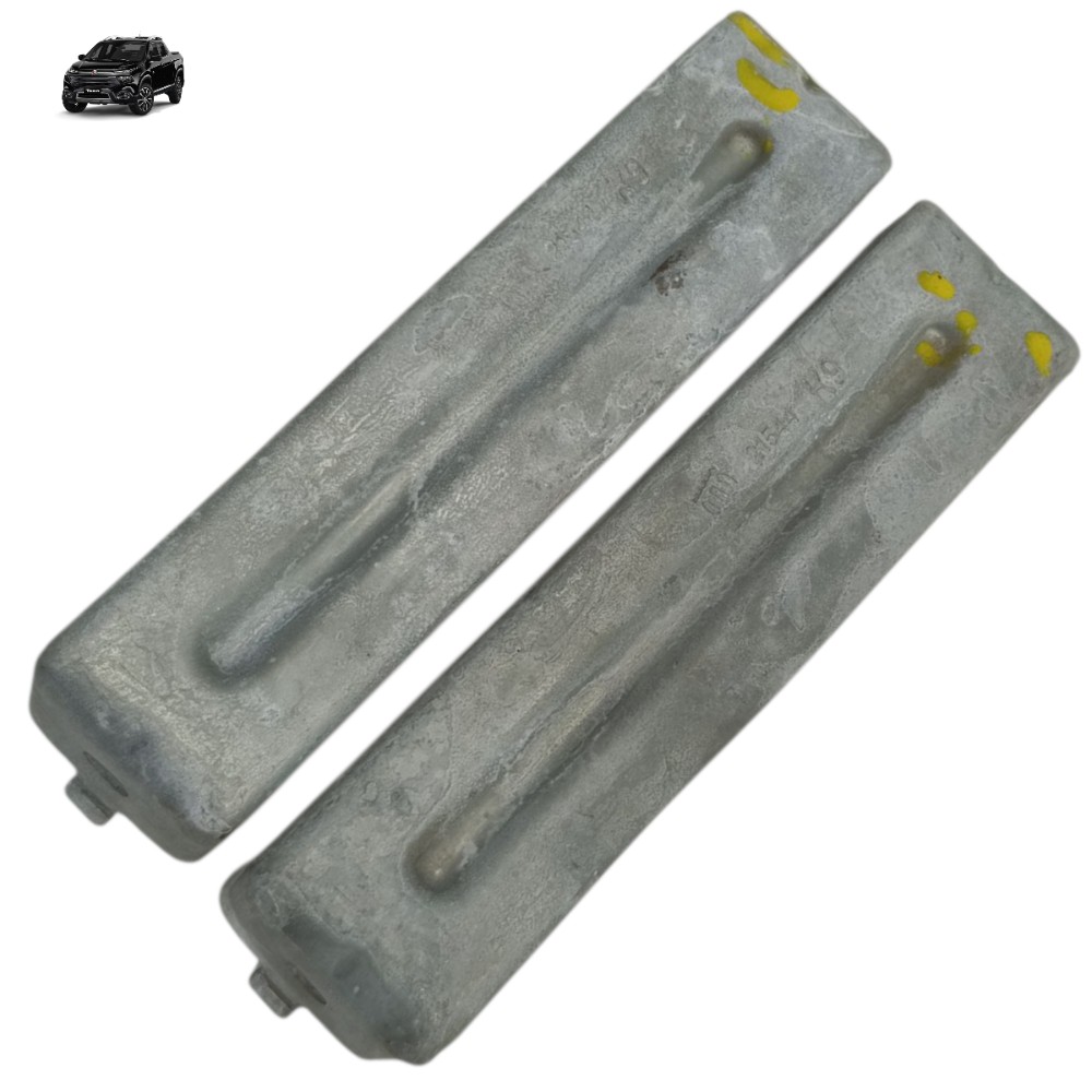 Par Suporte Parachoque Traseiro Fiat Toro 2021 2020 2019 18 1