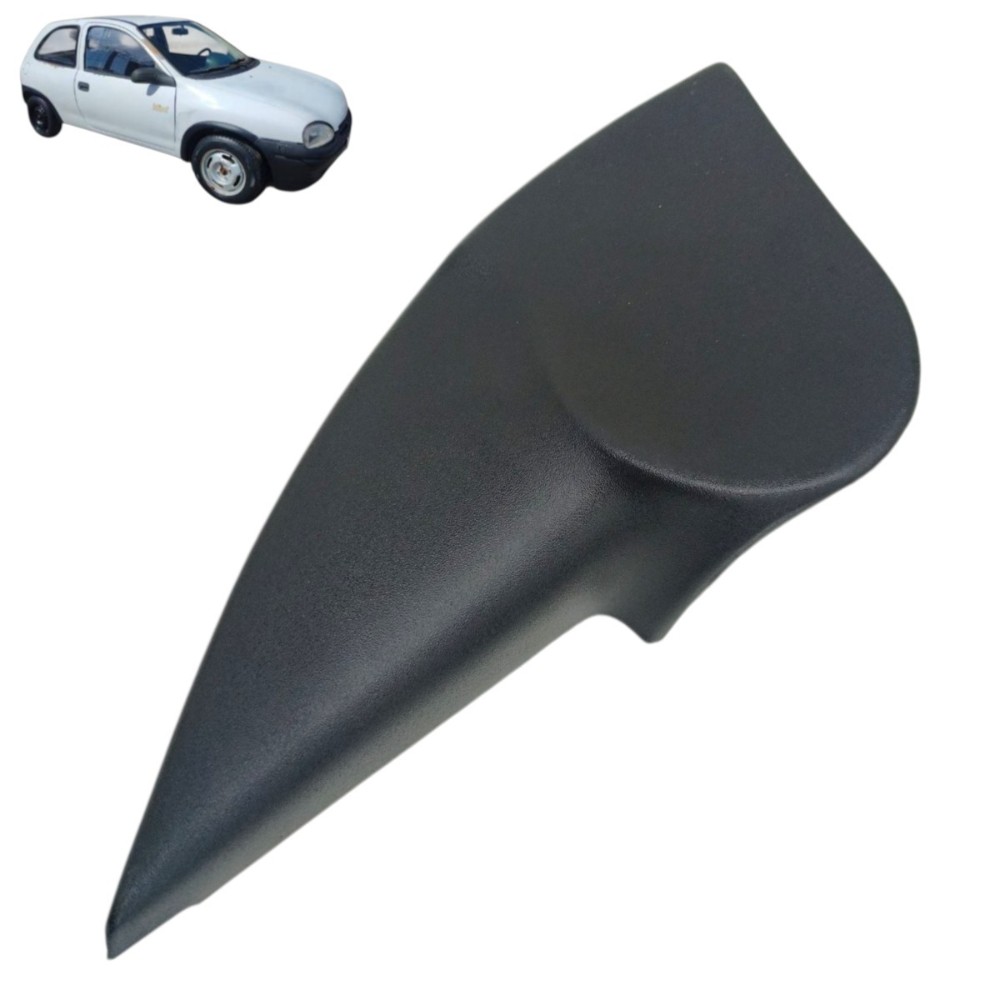 Moldura Interna Retrovisor Esquerdo Gm Corsa 1997 1998 2001 Preto