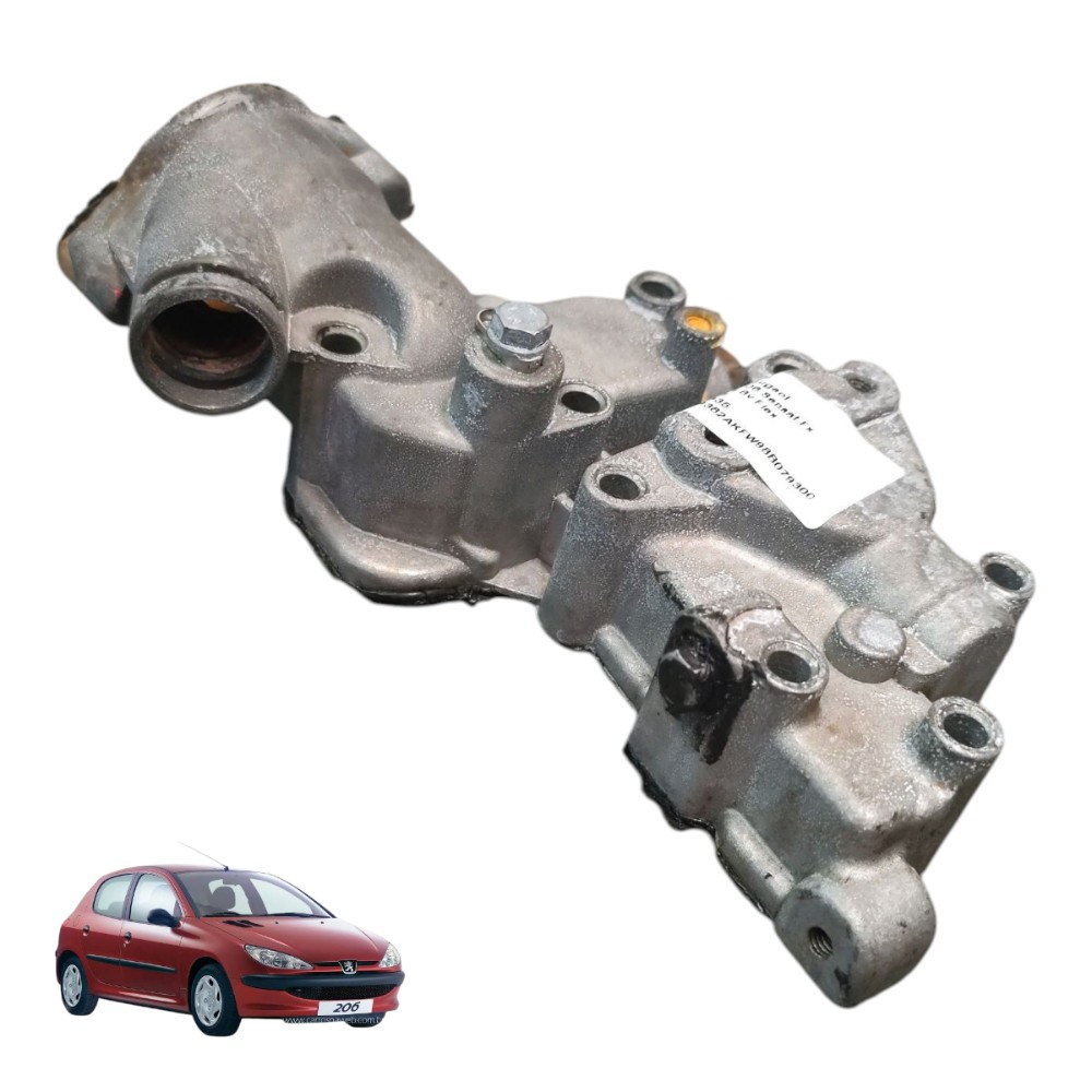 Carcaça Válvula Termostática Peugeot 206 207 1.4 Flex 2008 1