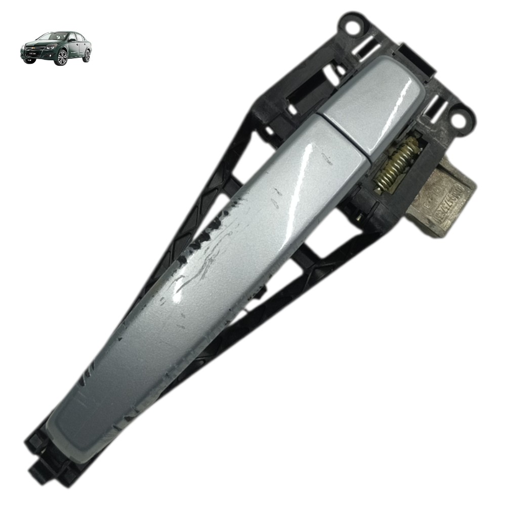 Maçaneta Externa Traseira Direita Gm Vectra 2011 2010 2009 Prata Traseira 1