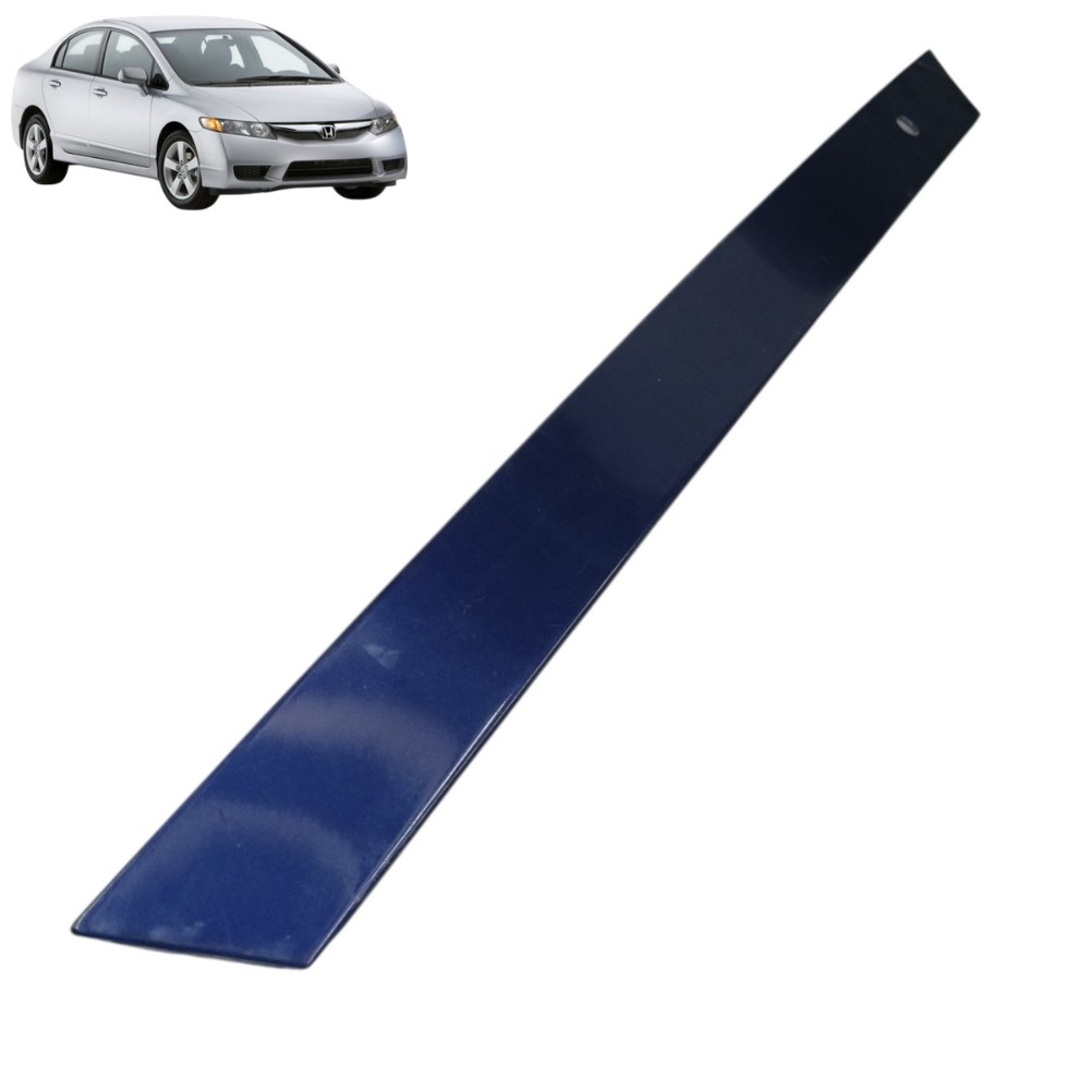 Aplique Friso Porta Malas Honda Civic G8 2007 2008 2009 2010 Azul