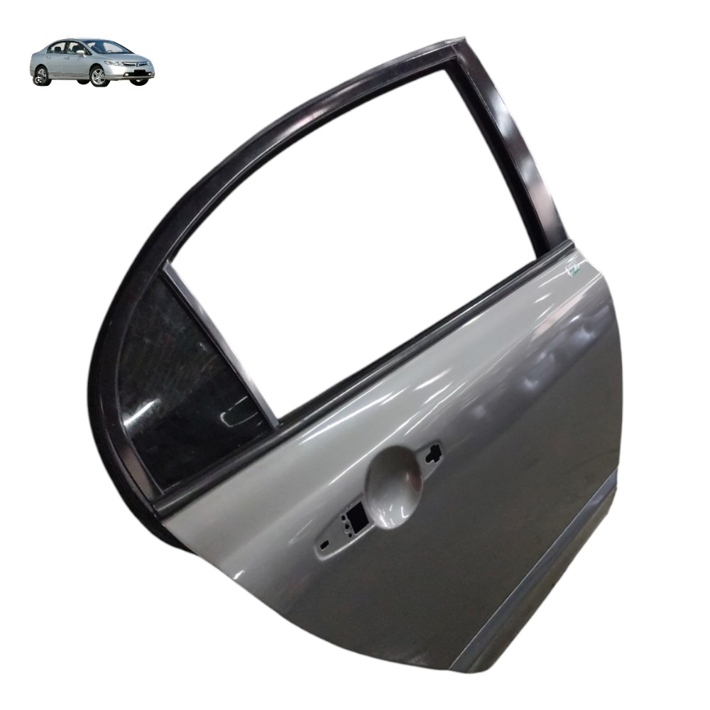 Porta Traseira Direita Honda Civic G8 2007 2008 2009 2010 11 Traseira Direita Prata 1