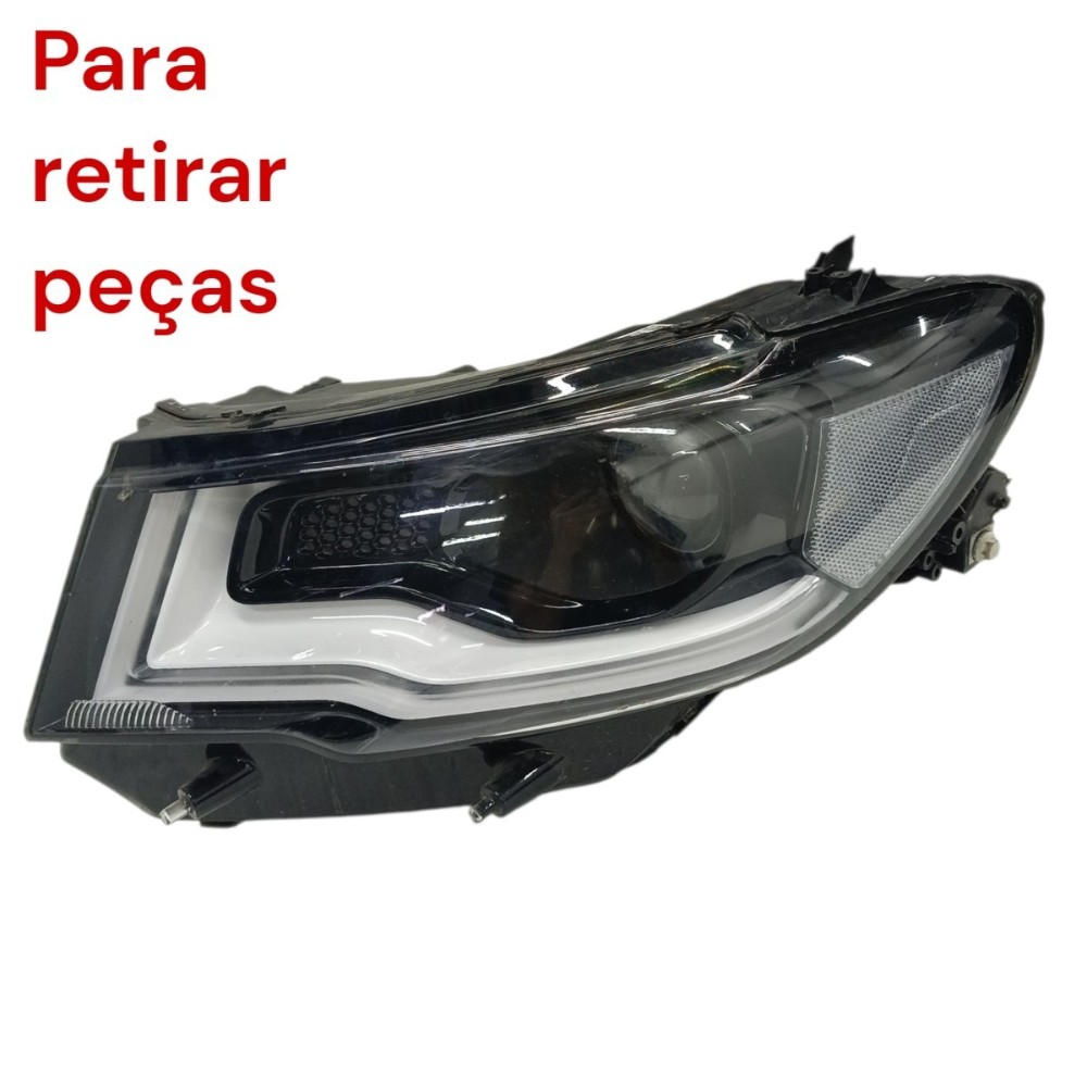 Farol esquerdo para retirar peças internas Jeep Compass 2020