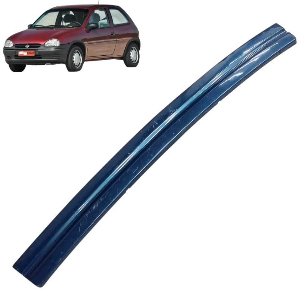 Moldura Aplique Tampa Traseira Gm Corsa 1997 Até 2001 Azul