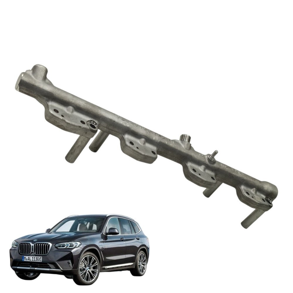 Flauta bico injetor bmw x3 b48 híbrida 2.0 2022 2023 2024